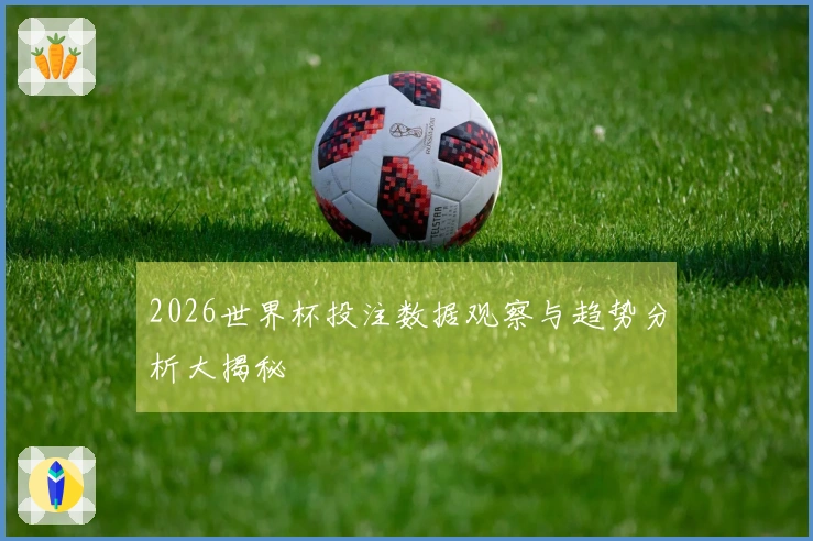2026世界杯投注数据观察与趋势分析大揭秘